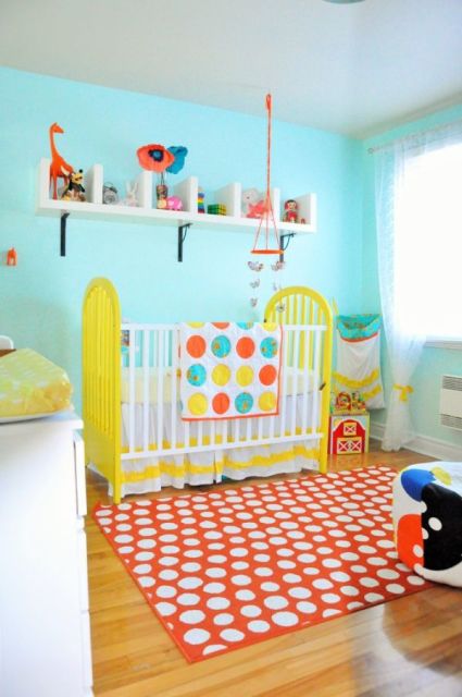 quarto bebê para gêmeos amarelo — foto 5