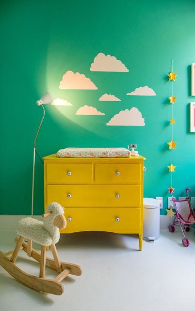 quarto bebê para gêmeos amarelo — foto 6