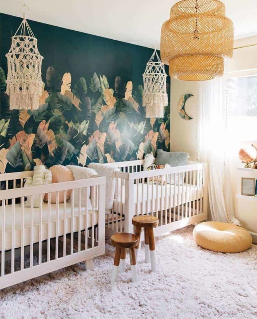 quarto bebê para gêmeos amarelo — foto 8