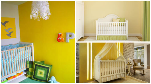quarto bebê para gêmeos amarelo — foto 9