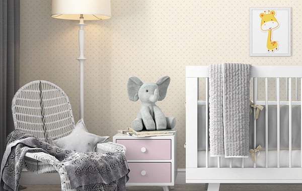 quarto bebê para menina amarelo — foto 12