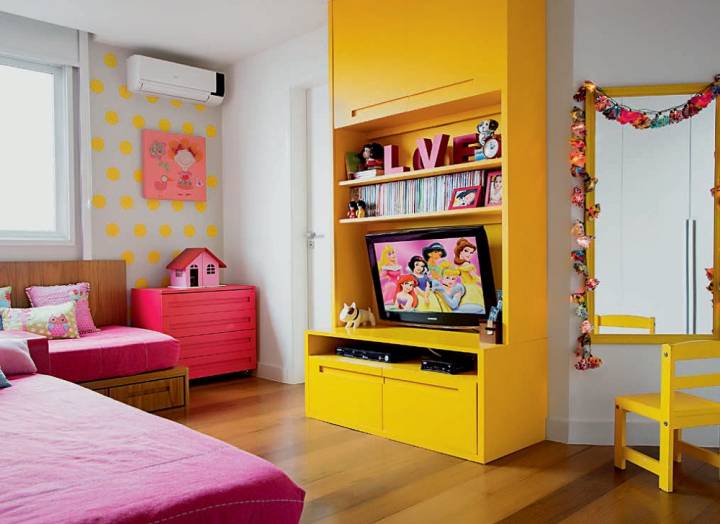 quarto bebê para menina amarelo — foto 7
