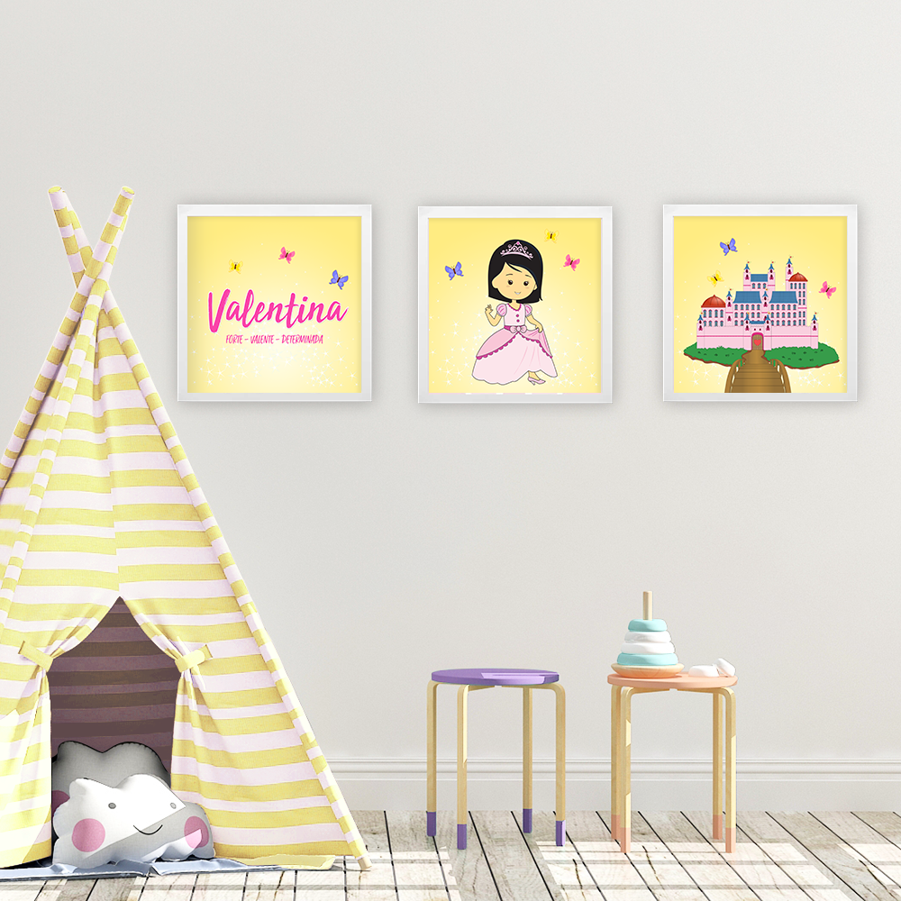 quarto bebê para menina amarelo — foto 10