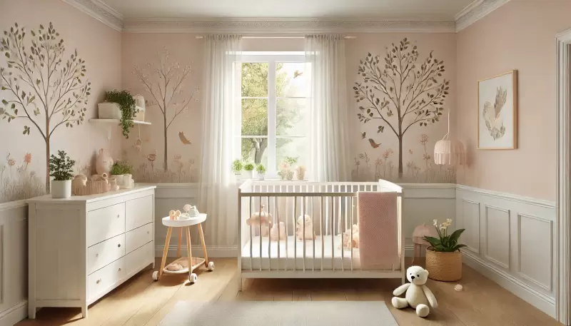 quarto bebê animais para menina — foto 15