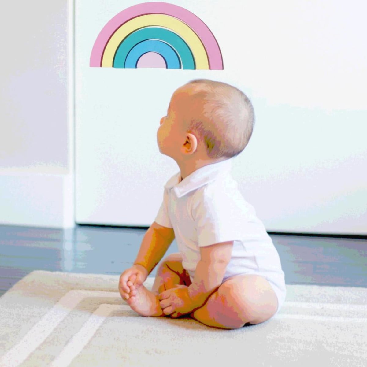 quarto bebê arco-íris para gêmeos — foto 15