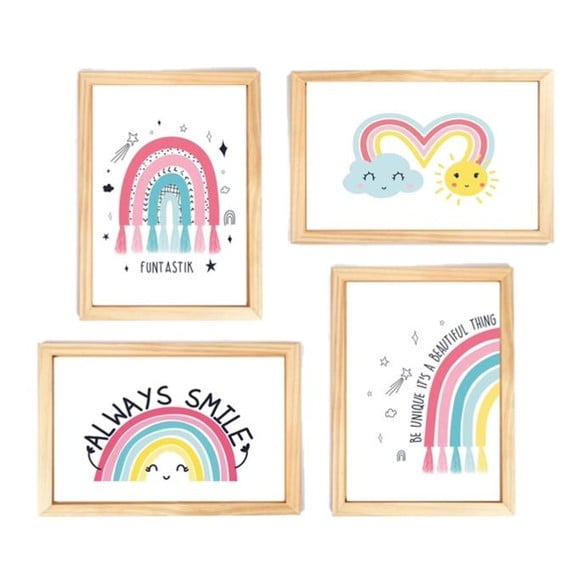 quarto bebê arco-íris para menina — foto 14