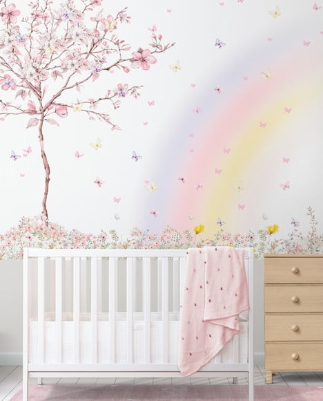 quarto bebê arco-íris para menina — foto 15