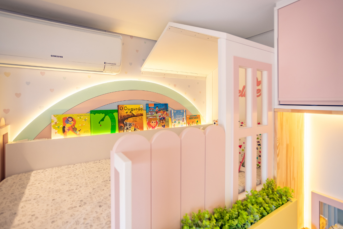 quarto bebê arco-íris para menina — foto 9