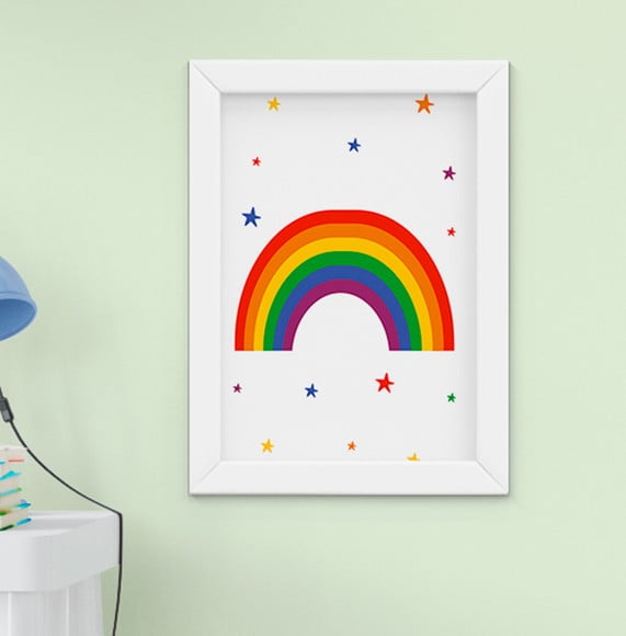 quarto bebê arco-íris para menino — foto 2