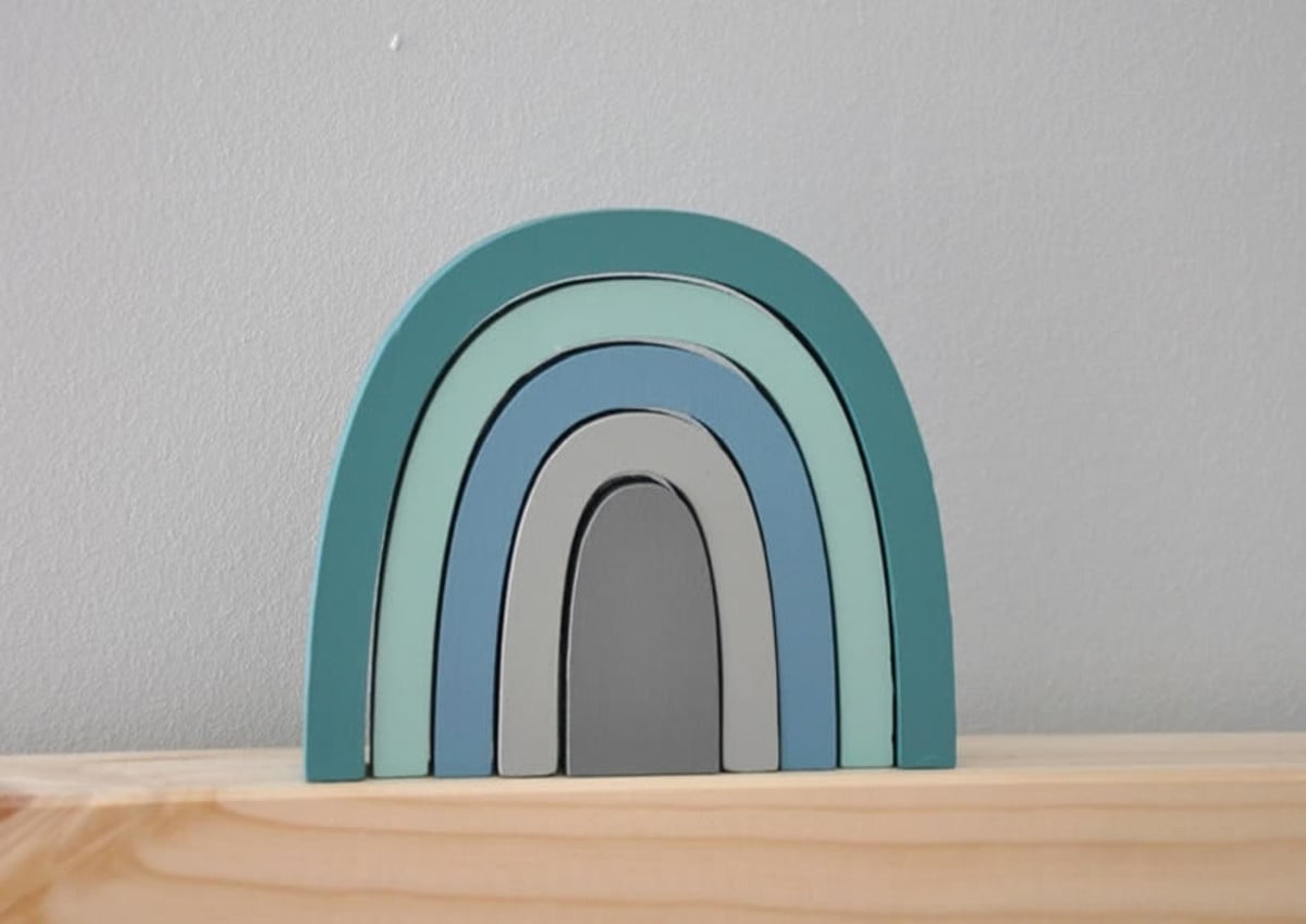 quarto bebê arco-íris para menino — foto 4