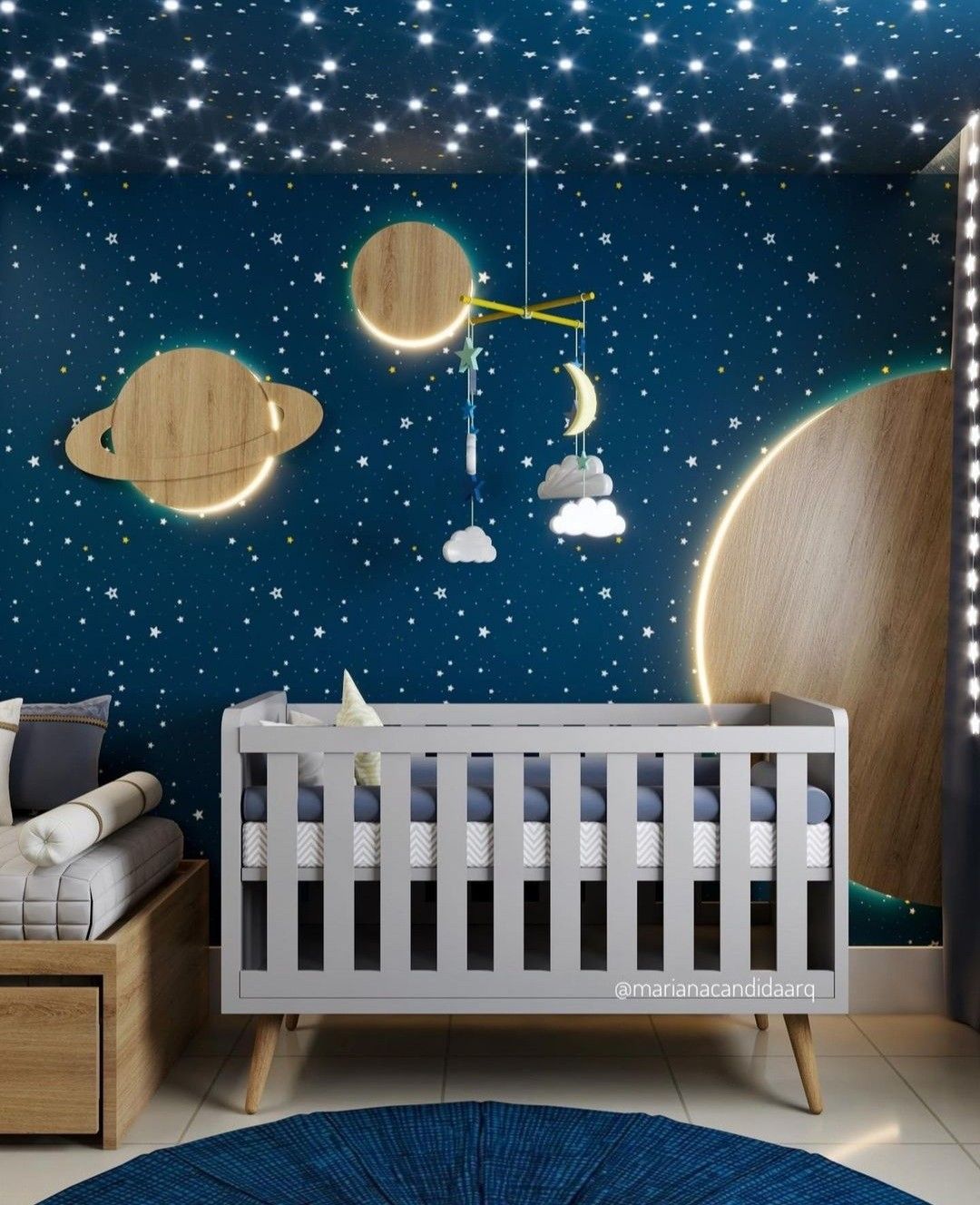 quarto bebê astronauta para menina — foto 15