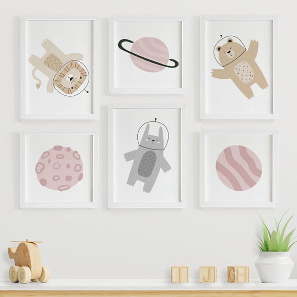 quarto bebê astronauta para menina — foto 3