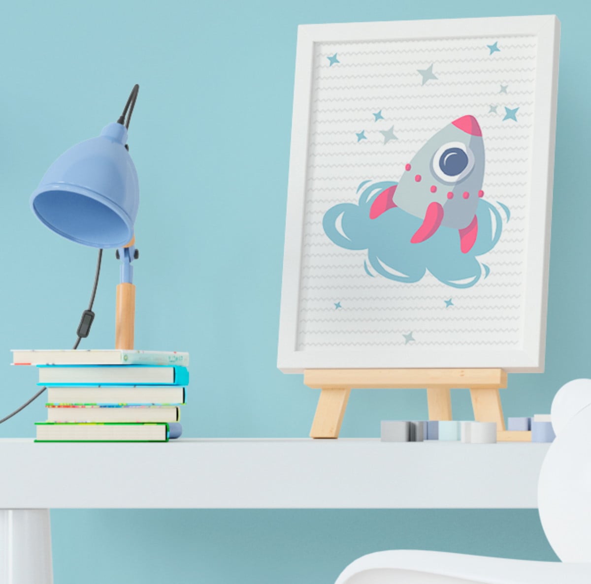 quarto bebê astronauta para menino — foto 14