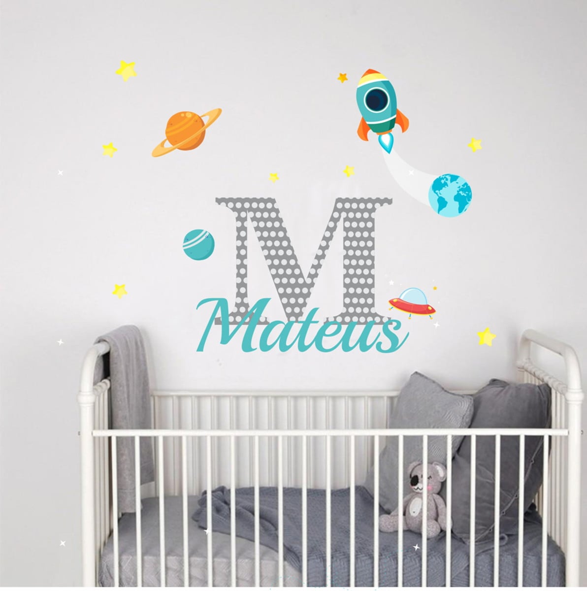 quarto bebê astronauta para menino — foto 7