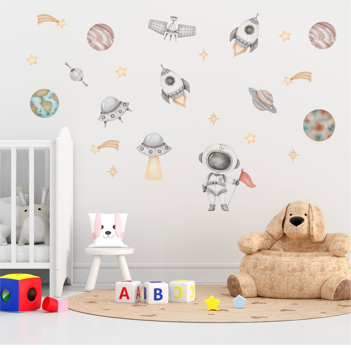quarto bebê astronauta para menino — foto 9