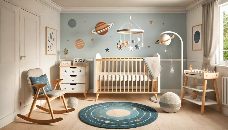 quarto bebê astronauta para neutro — foto 8
