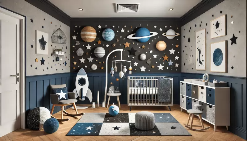 quarto bebê astronauta para neutro — foto 9