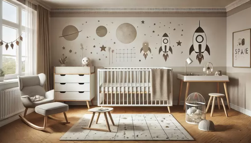 quarto bebê astronauta para neutro — foto 10