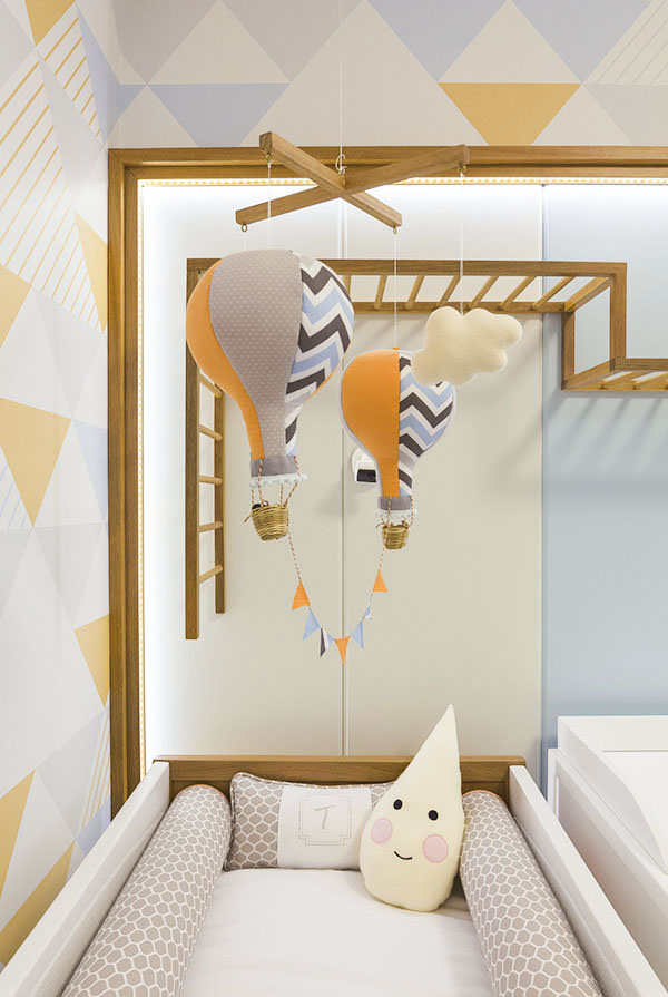 quarto bebê para gêmeos azul — foto 15