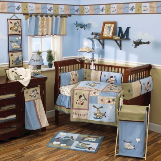 quarto bebê para gêmeos azul — foto 9