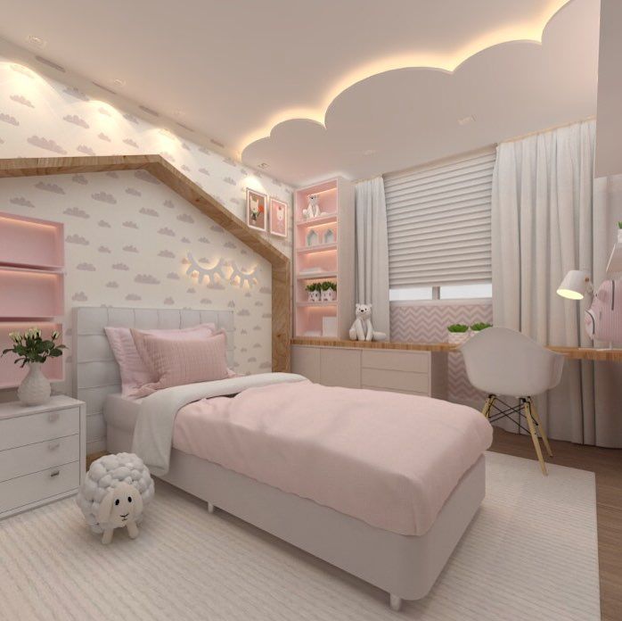 quarto bebê para menina azul marinho — foto 2