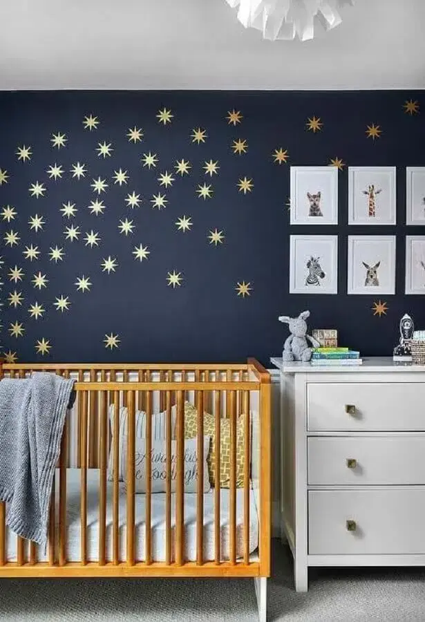 quarto bebê para menina azul marinho — foto 15