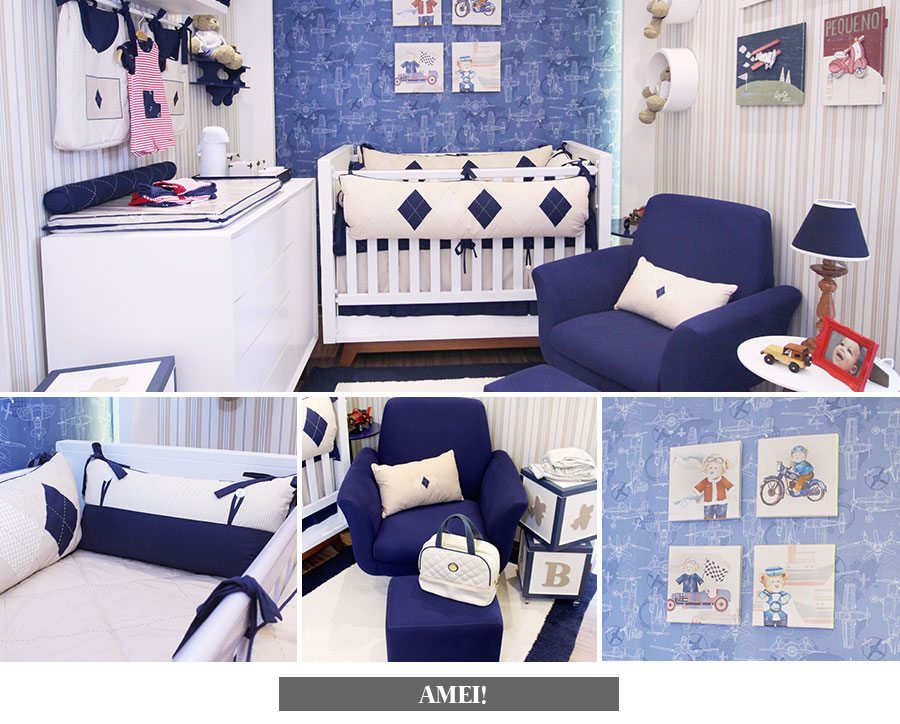 quarto bebê azul marinho — foto 2