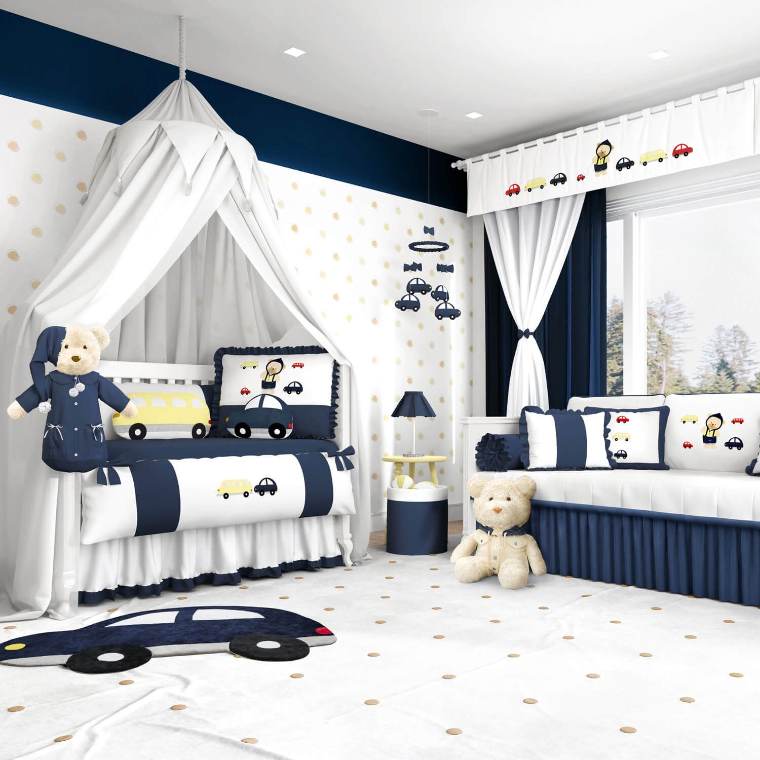 quarto bebê azul marinho — foto 6