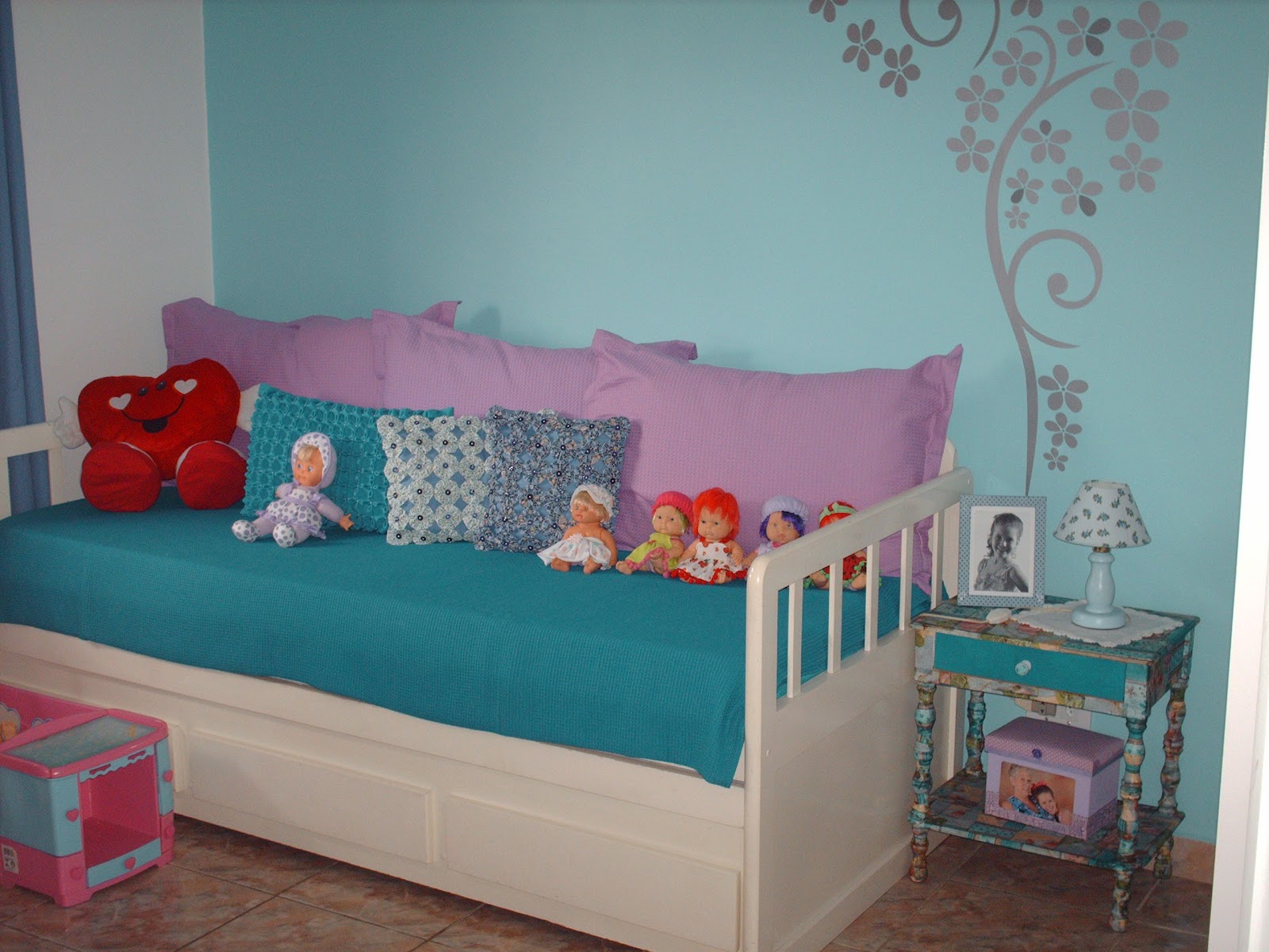 quarto bebê para menina azul