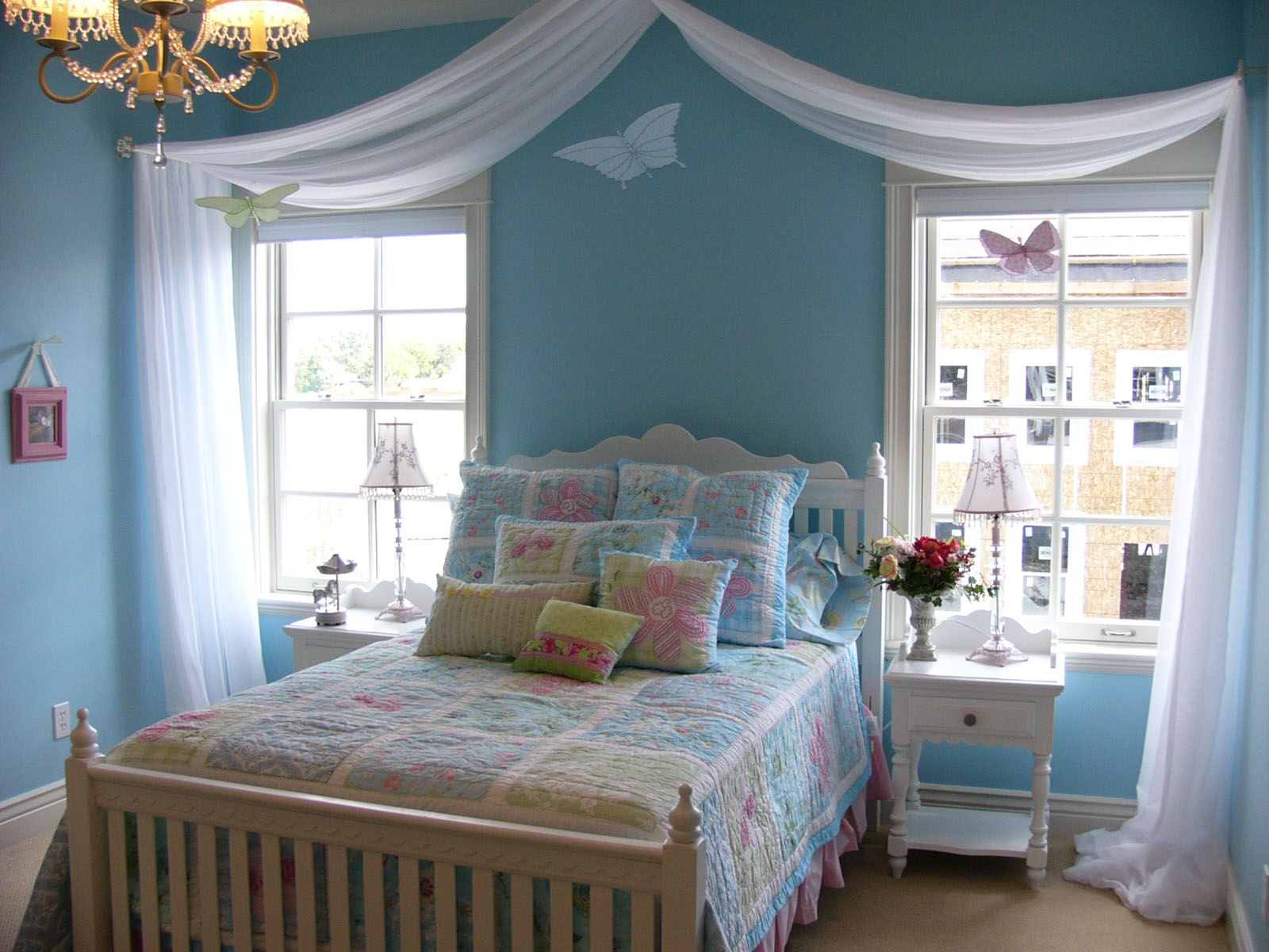 quarto bebê para menina azul — foto 2