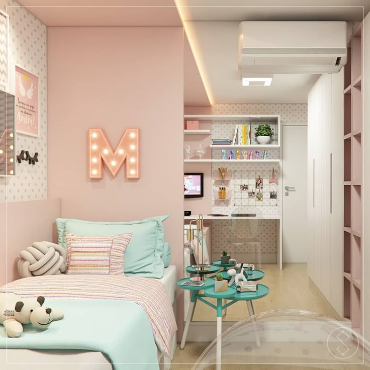 quarto bebê para menina azul — foto 5