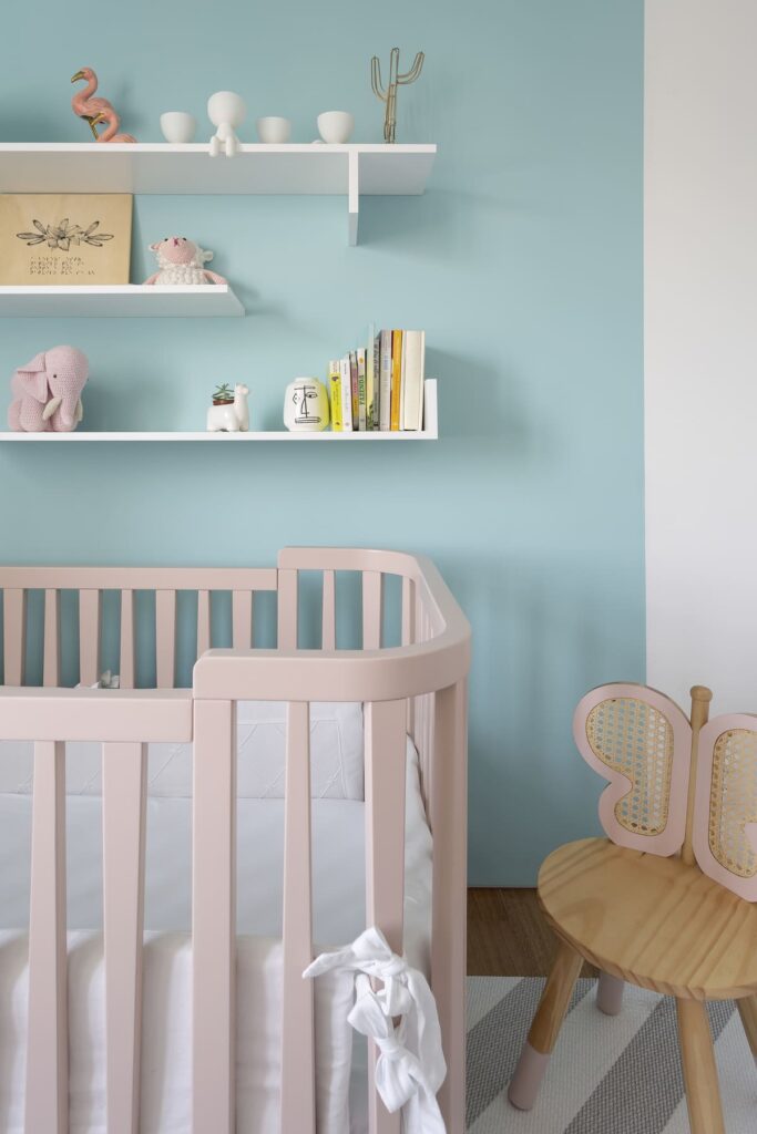 quarto bebê para menina azul — foto 7