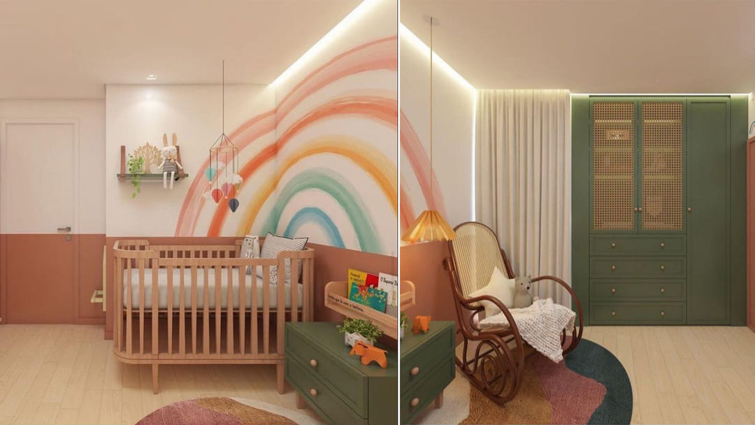 quarto bebê para neutro azul
