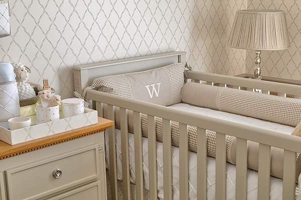 quarto bebê para gêmeos bege — foto 12