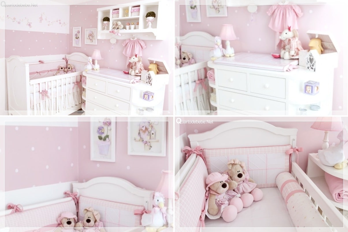 quarto bebê para menina bege — foto 11