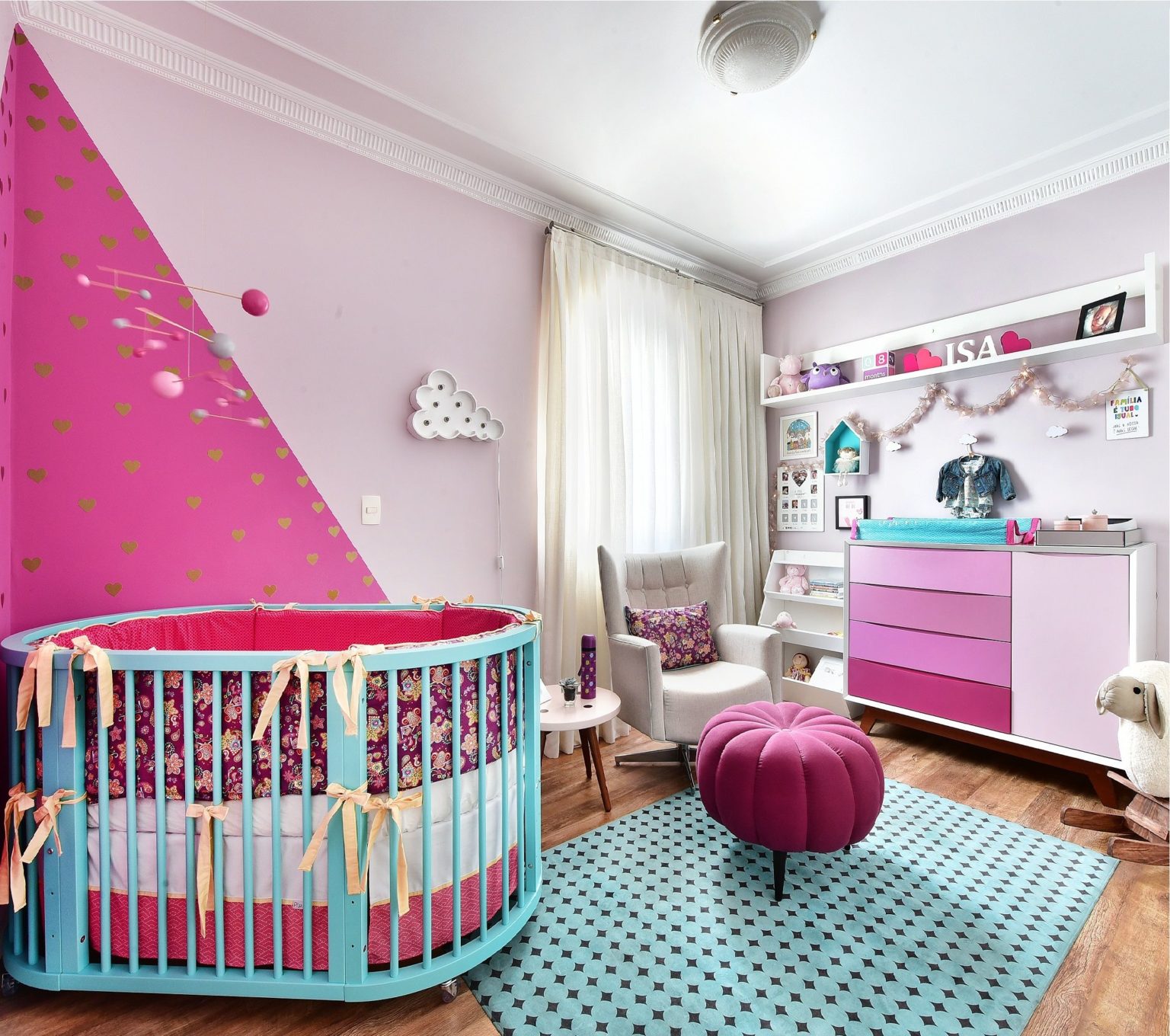 quarto bebê para menina bege — foto 3