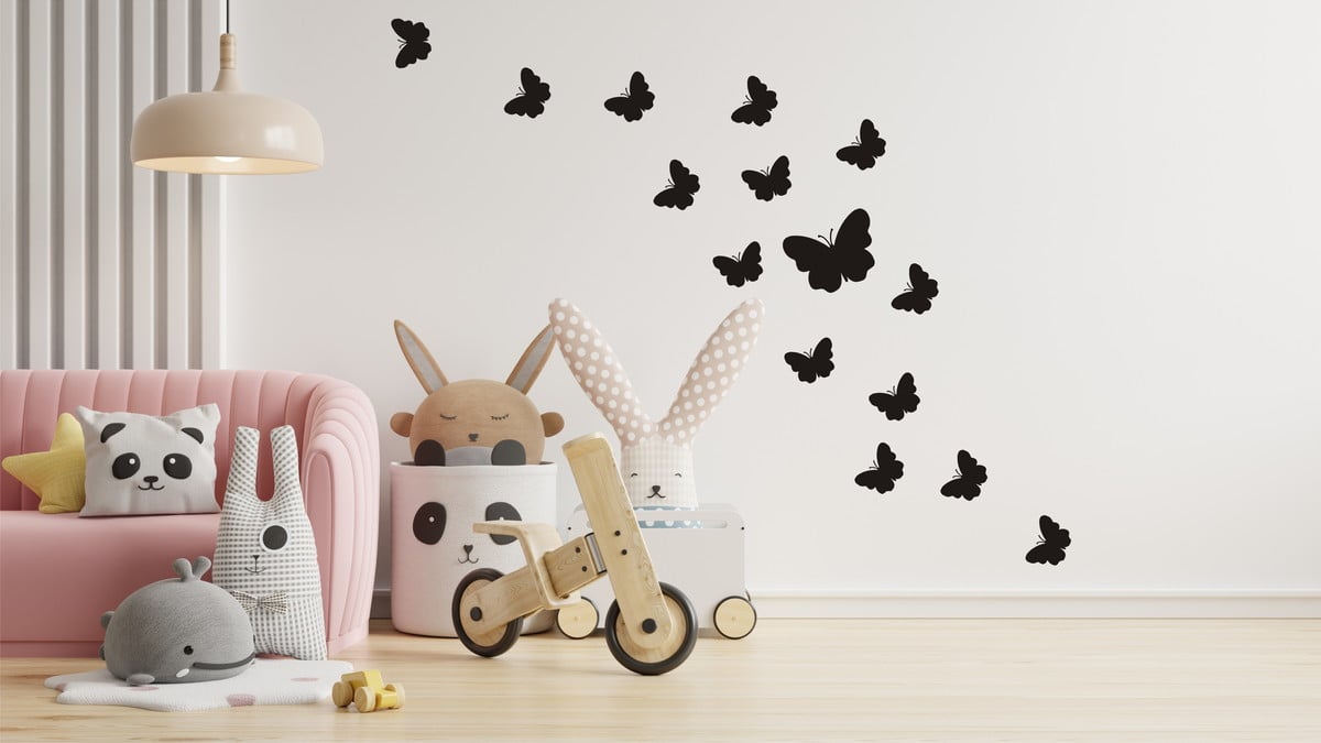 quarto bebê borboleta para menina — foto 2