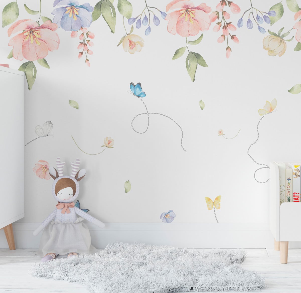 quarto bebê borboleta para menina — foto 8
