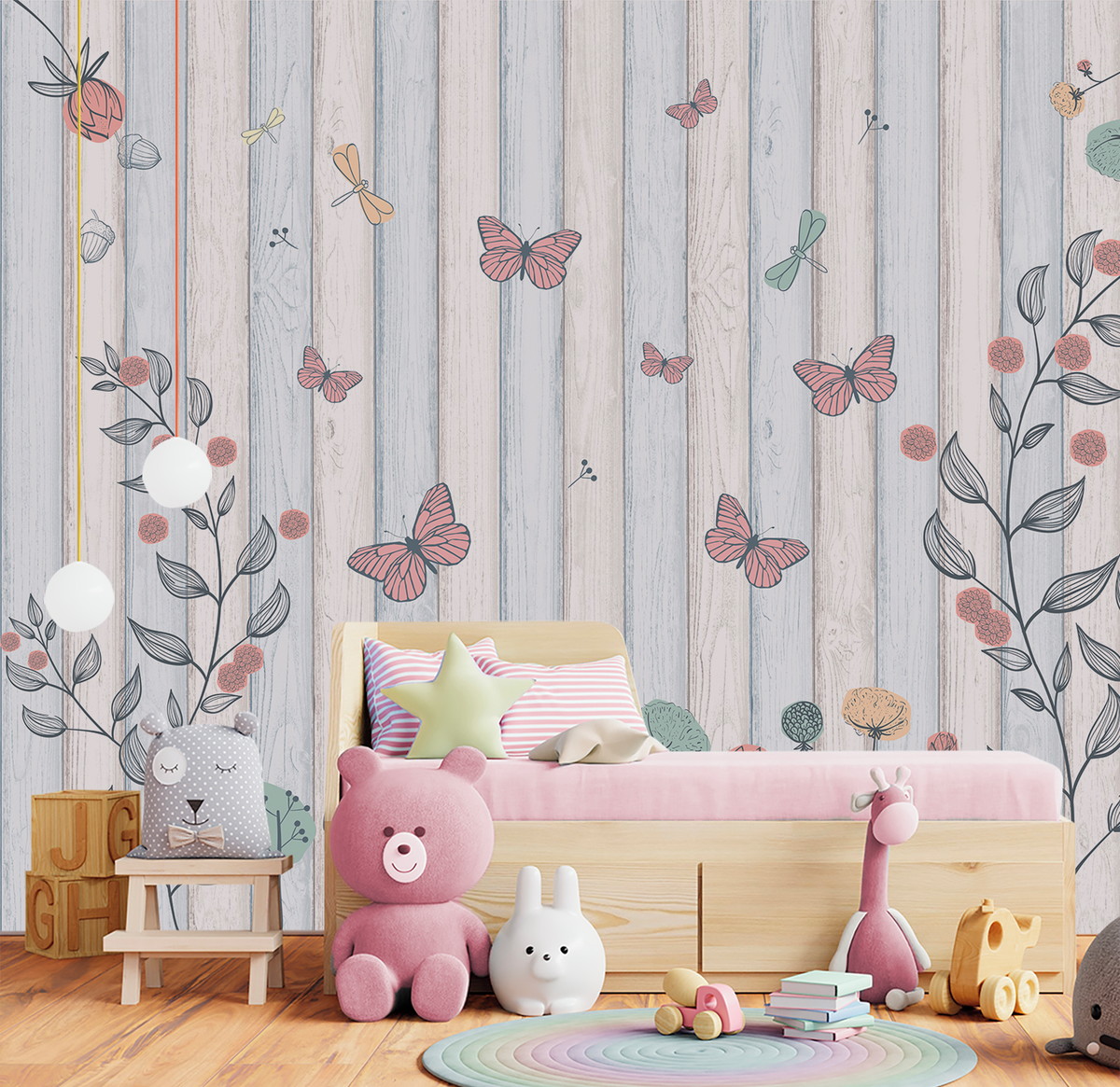quarto bebê borboleta para menina — foto 10