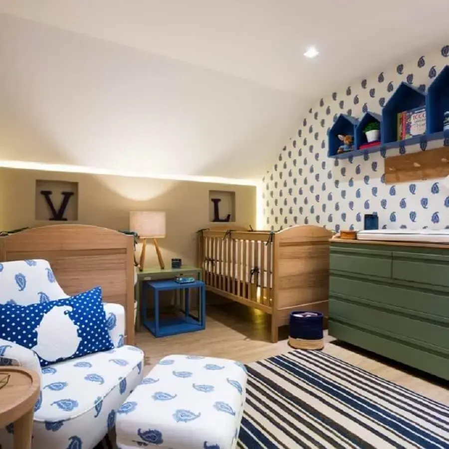 quarto bebê para gêmeos branco — foto 5