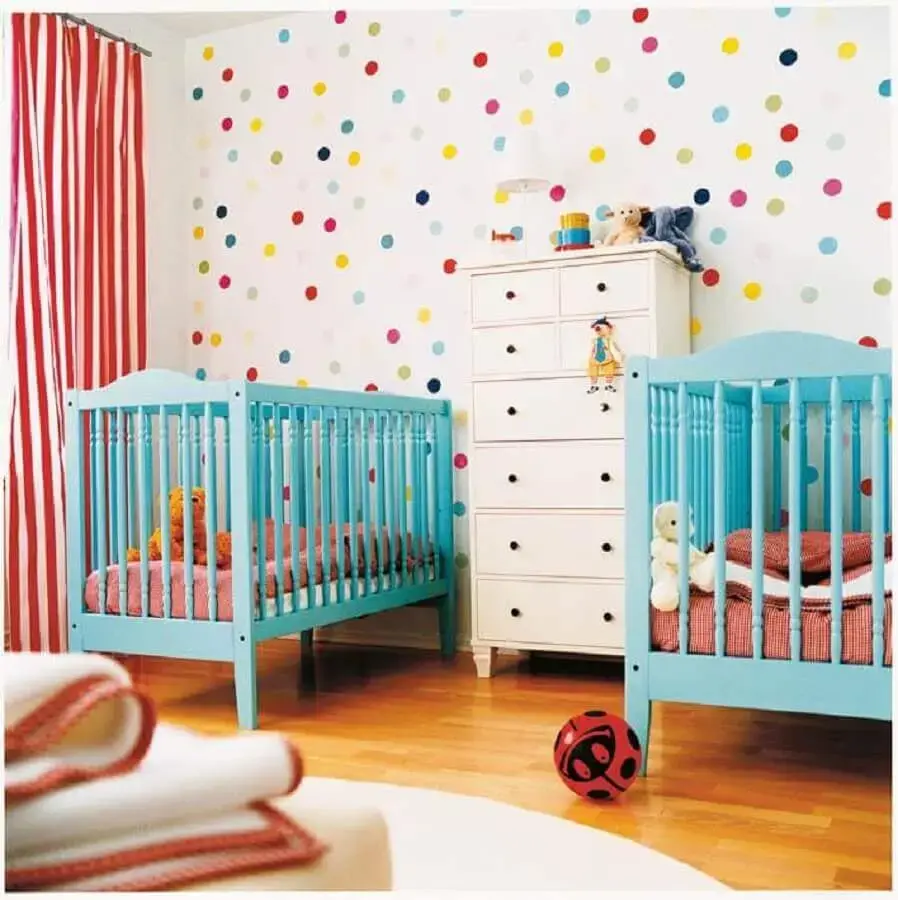 quarto bebê para gêmeos branco — foto 6