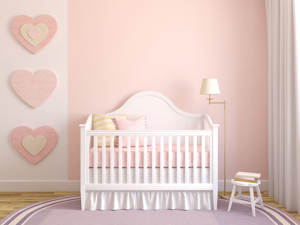 quarto bebê para menina branco — foto 2