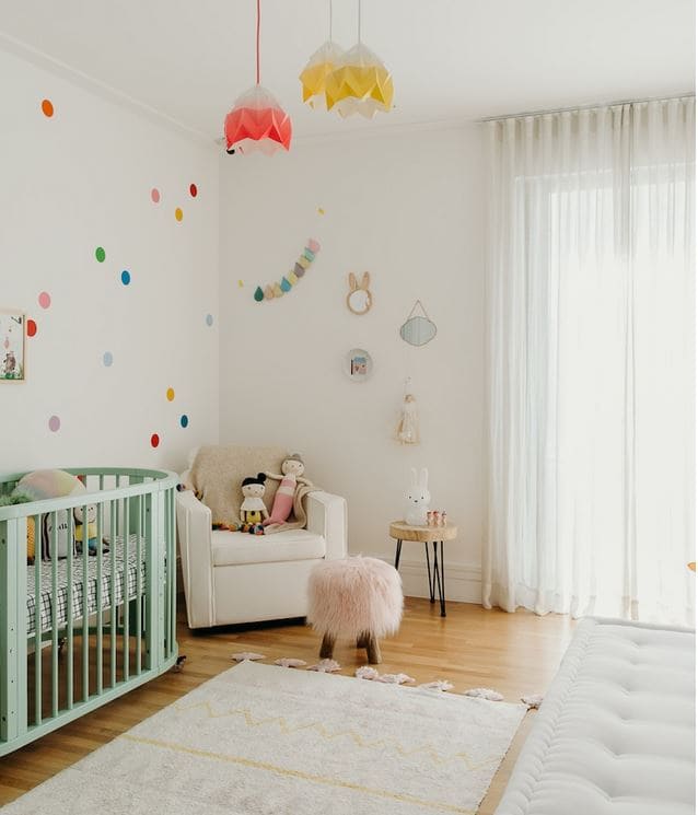 quarto bebê para menina branco — foto 6