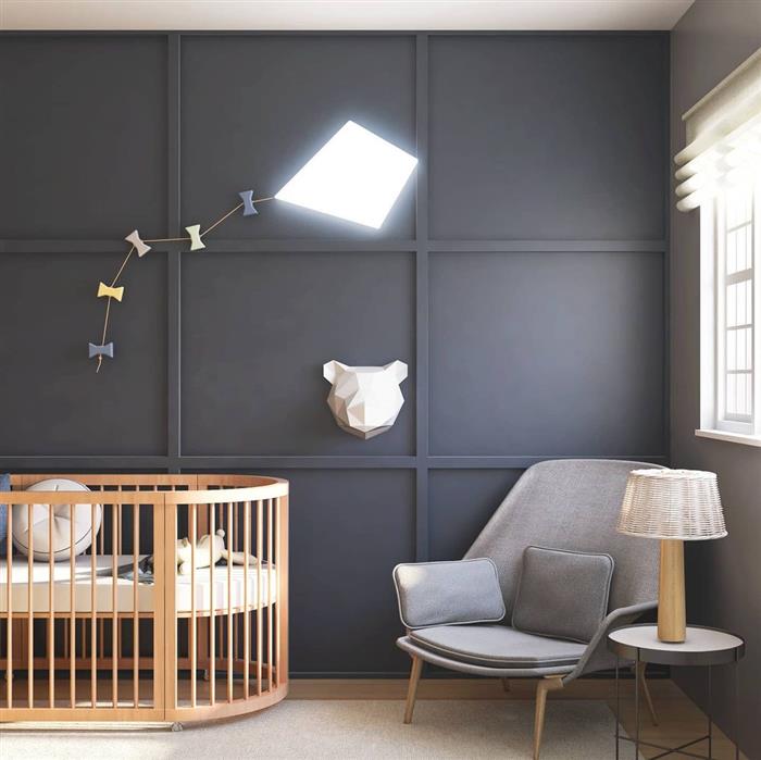 quarto bebê para menina cinza — foto 14