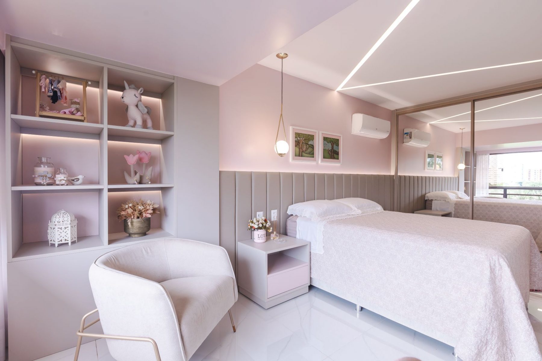 quarto bebê para menina cinza — foto 3