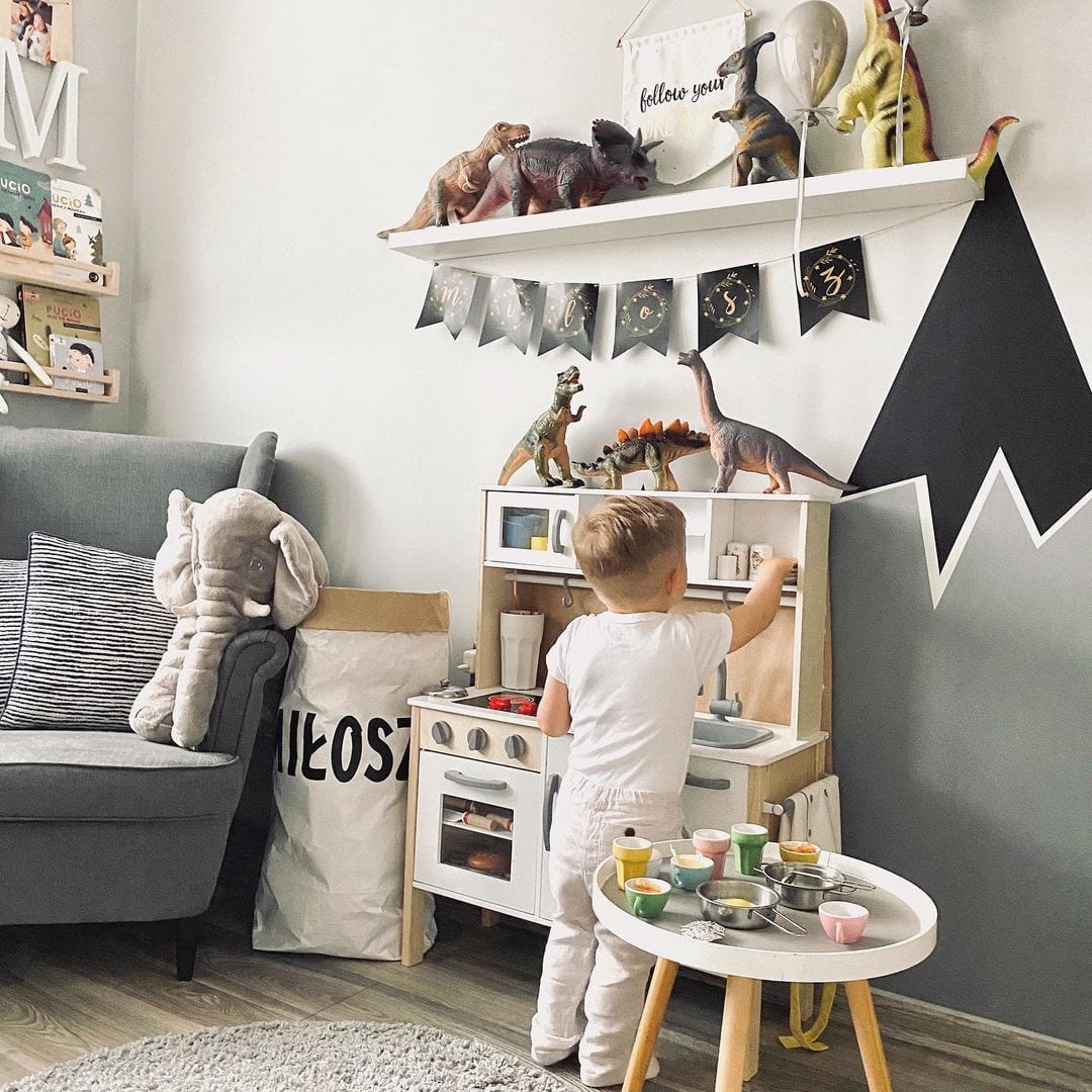 quarto bebê para neutro cinza — foto 13