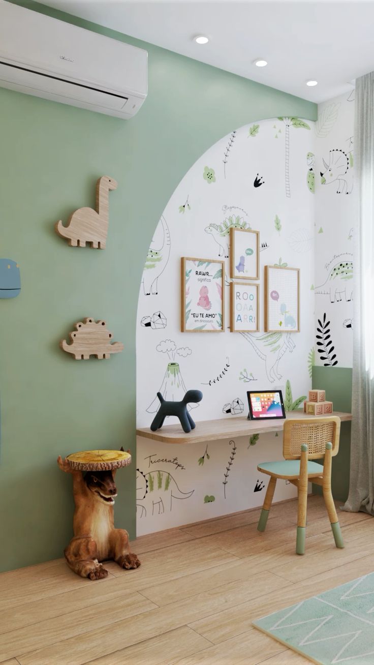 quarto bebê dinossauro para gêmeos — foto 14