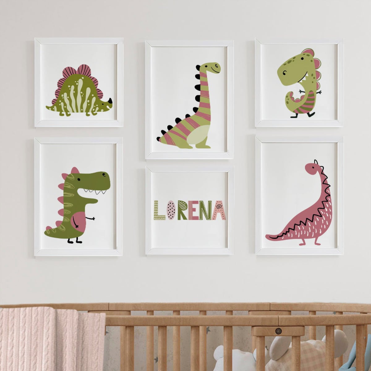 quarto bebê dinossauro para menina — foto 6