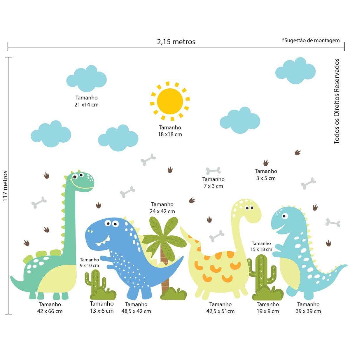 quarto bebê dinossauro para menino — foto 6