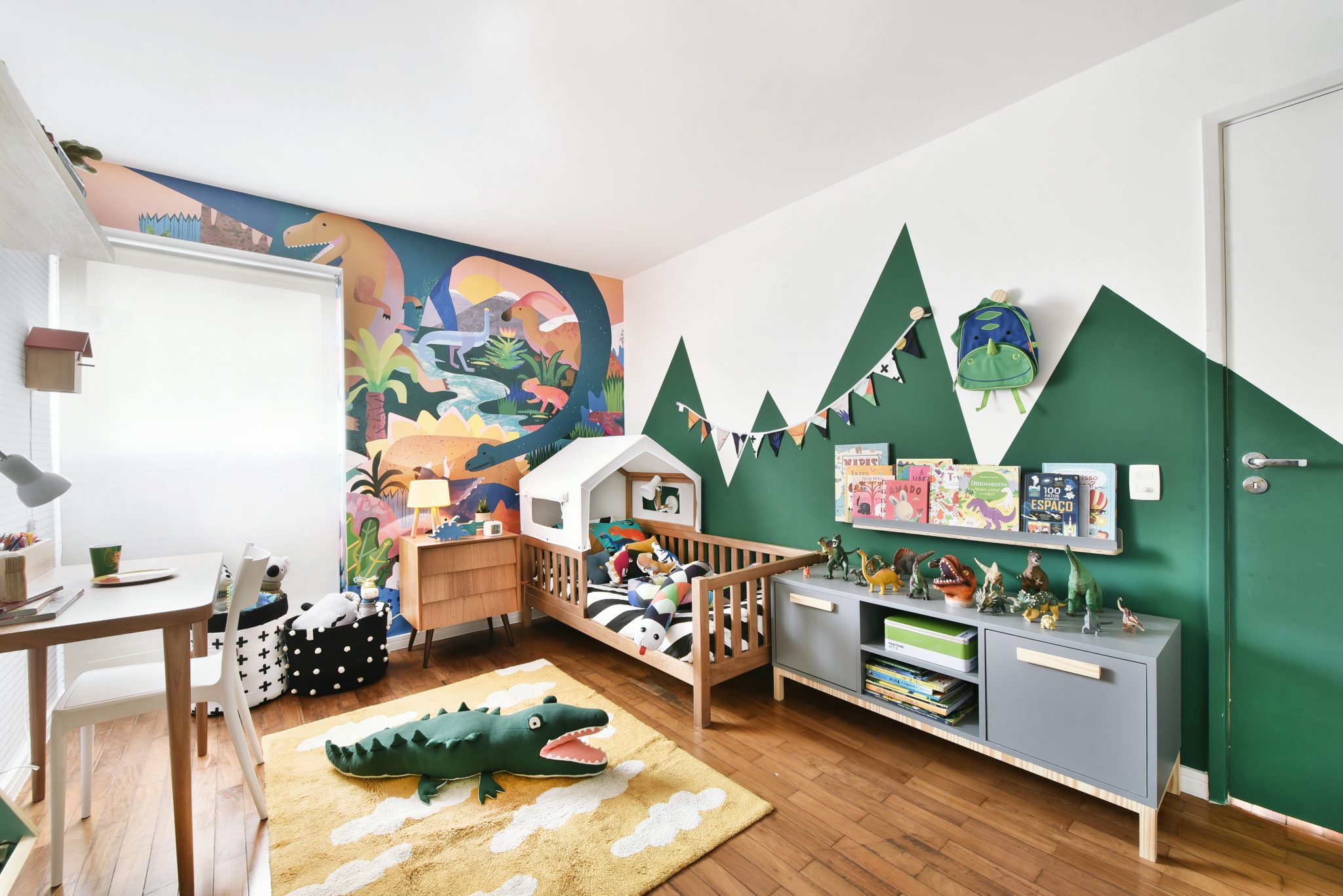 quarto bebê dinossauro para neutro